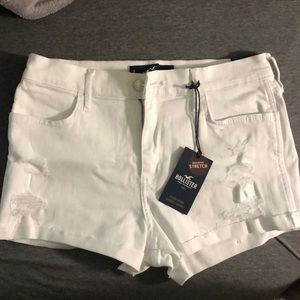 Hollister white shorts!